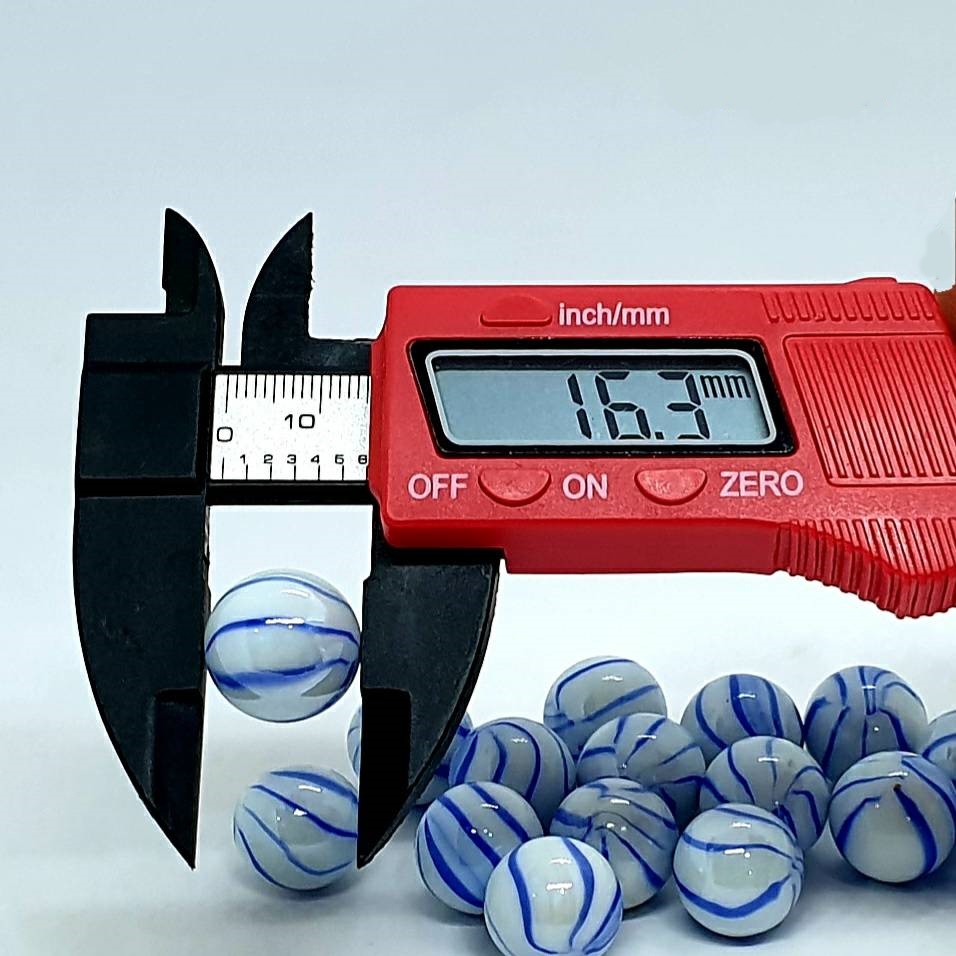 ลูกแก้ว สังคโลกน้ำเงิน 16มิล บรรจุ 80ลูก และ 40ลูก หายาก - รูปที่ 6