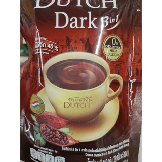 COCOA DUTCH Dark 3 in 1 - 22g x 5 Sacks