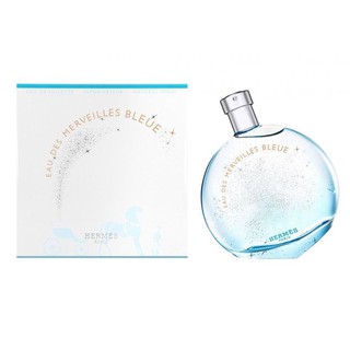 น้ำหอมผู้หญิง Hermes eau des merveilles bleue edt 100ml. พร้อมกล่อง