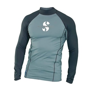 เสื้อแขนยาวดำน้ำผู้ชาย Scubapro Graphite T-Flex Rash Guard UPF 80 – Men