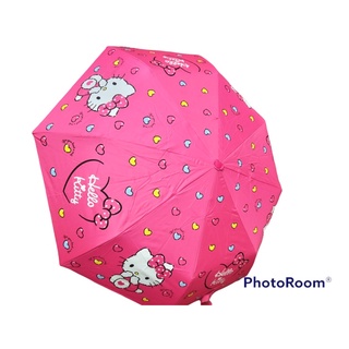 ร่ม2พับลายคิตตี้หัวคิตตี้​ Hello​ kitty​