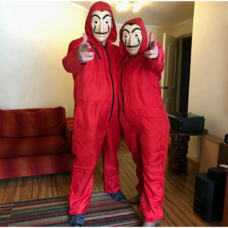 สินค้าพร้อมส่งทันที ชุดทรชน money heist ส่งจาก กทม