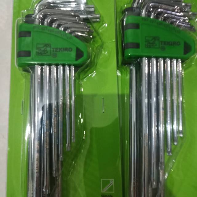 Tekiro Torx L Key Tekiro Star L Key แบบไม่มีรู