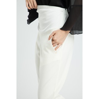 QueenCows กางเกงพยุงครรภ์ Marin Support Wide Pants (White)