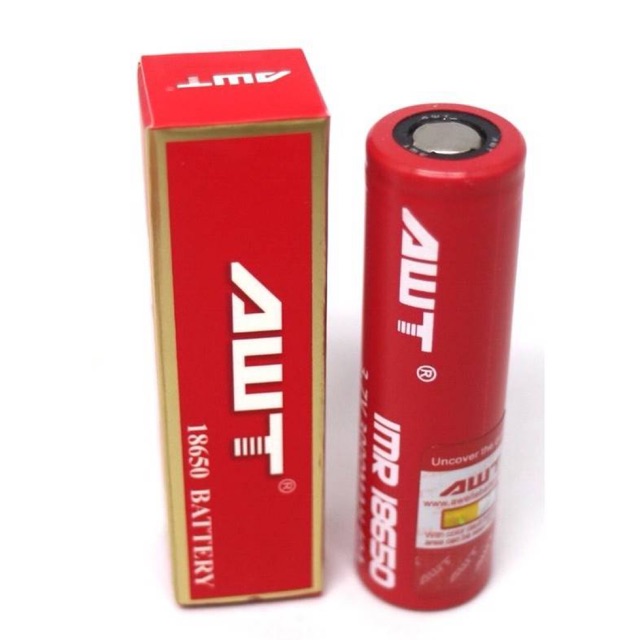 ถ่านชาร์จ AWT 18650 3000mAh 1 ก้อน แบบแท้