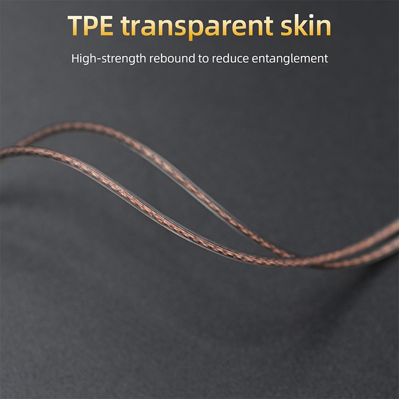 New KZ OFC cable High purity oxygen-free copper flat upgrade line 2Pin for ZS10 EDX EDC ZST ZSN ZEX Pro X