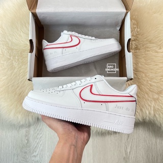 Air Force 1 Just do it White Red !!