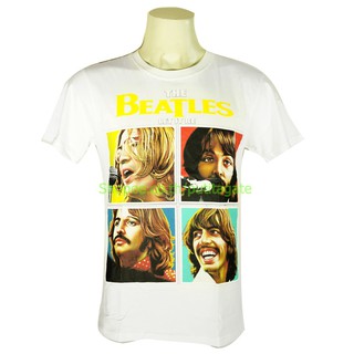 เสื้อวง The Beatles เสื้อไซส์ยุโรป เดอะบีเทิลส์ PTA8141 เสื้อยืดแฟชั่นวงดนตรี