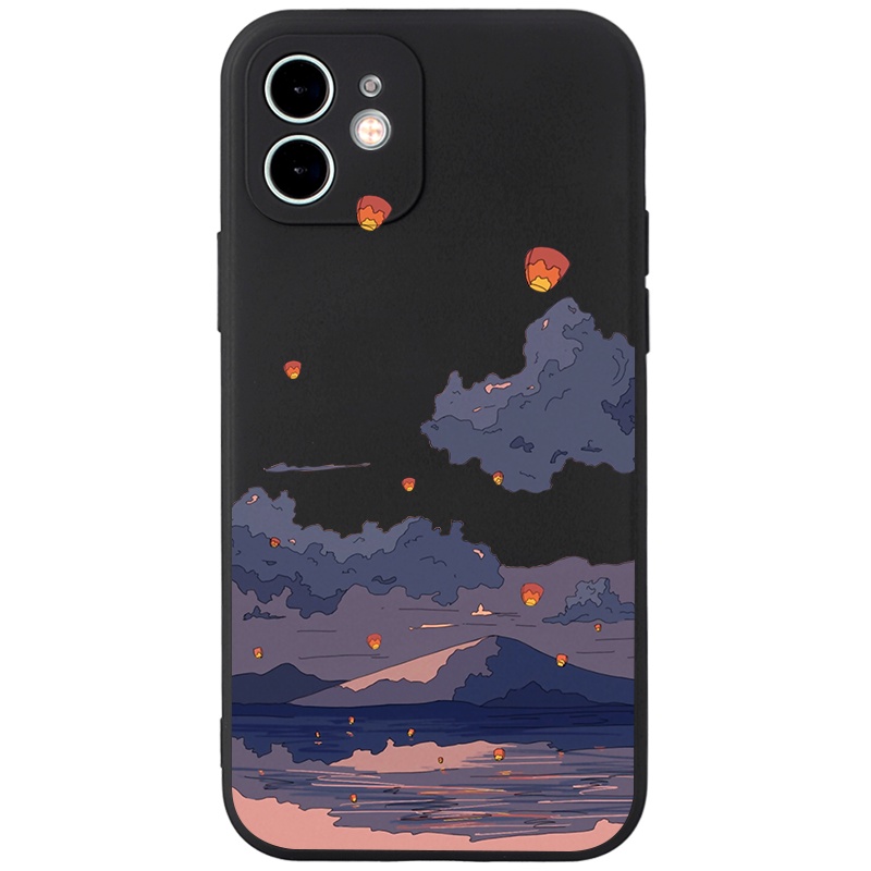 JURSUE เคสไอโฟน เคสซิลิโคนนุ่มขอบเหลี่ยมกันกระแทกน่ารักตลก เคสโทรศัพท์ Compatible for iPhone 13 12 11 Pro Max SE 2020 X XR XS 8 7 6 6S Plus พลัส Y1663 ราคา ถูกที่สุด ดีลบีเคเค แกลเลอรีภาพที่ 7