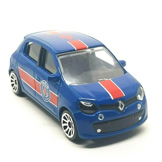 รถเหล็กมาจอเร็ต Majorette Renault Twingo III - PSG - no.6 Verratti สีน้ำเงิน ขนาด 1/64 ยาว 8 cm มือสอง #001