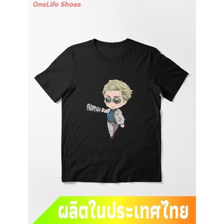 Nanami Kento แอนิเมชั่นญี่ปุ่น คาถาต่อสู้ ผู้สร้างเจ็ดทะเล Nanami Kento - Jujutsu Kaisen Essential T-Shirt tee คอกลม แฟช