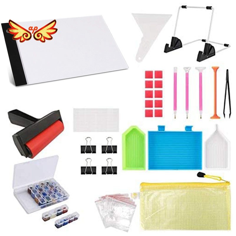 Diamond Painting A4 Kit Diamond Art Light Board Wi... - Vicedeal
