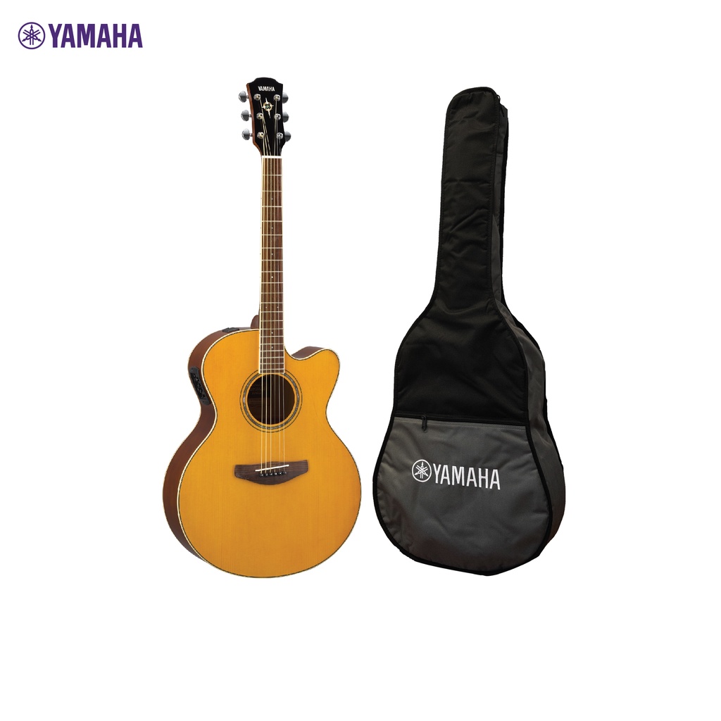 YAMAHA CPX600 Electric Acoustic Guitar กีต้าร์โปร่งไฟฟ้ายามาฮ่า รุ่น CPX600 + Standard Guitar Bag กระเป๋ากีต้าร์รุ่นสแตน