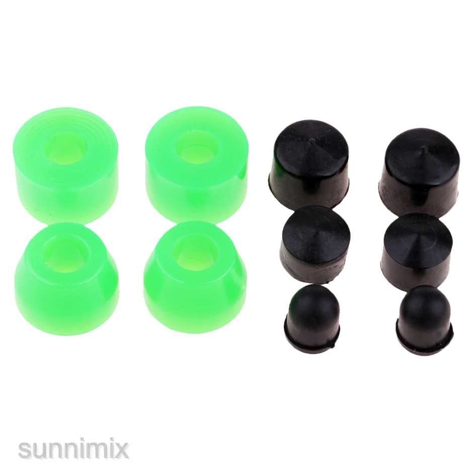 10 ชิ้น Longboard Skateboard Bushings กรวยกระบอก Bushing ถ้วยชุด