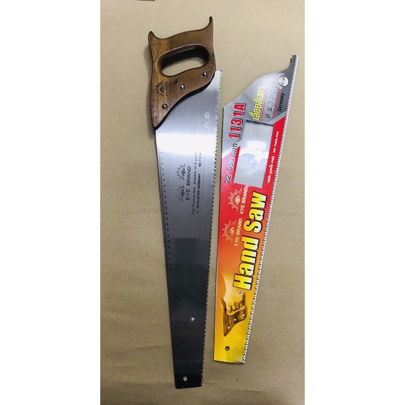 Eye brand เลื่อยลันดา ของเเท้ 100% เลื่อยลันดากาตา เลื่อยช่างไม้ ตราตา 22นิ้ว เลื่อยตัดไม้ - รูปที่ 6