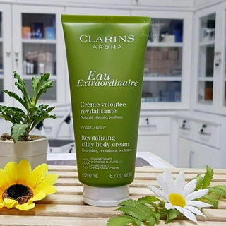 ครีมบำรุงผิวกาย CLARINS Eau Extraordinaire Revitalizing silky Body Cream 200ml ผลิต04/2022