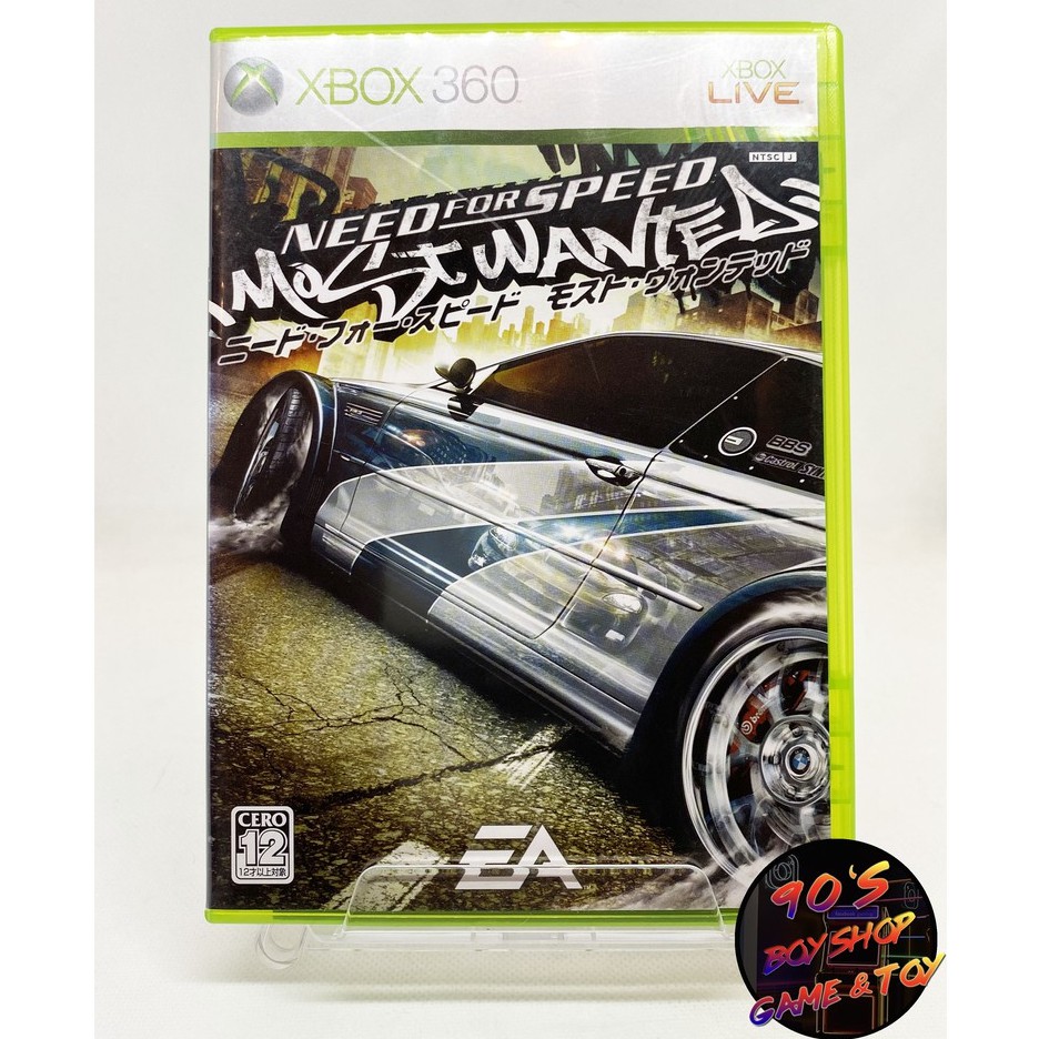 NEED FOR SPEED MOST WANTED : XBOX360 : NTSC-J : แผ่นแท้ [มือ2]