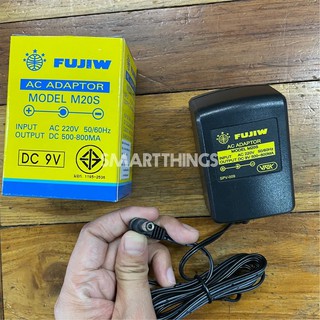 Fujiw อะแดปเตอร์ 9V 500-800ma บวกใน ขนาดแจ็ค5.5*2.1มิล