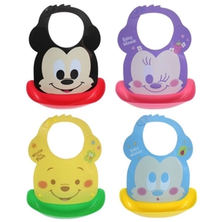 ราคาถาดกันเปื้อน พลาสติก disney mickey minnie pooh paul frank