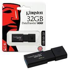 แฟลชไดร์ฟ  Kingston Data Traveler DT100 32 GB แท้ 100%