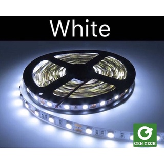 สินค้าพร้อมส่ง!! ไฟเส้นLED Strip ไฟริบบิ้น 5050 60ดวง/1เมตร(1ม้วนยาว5เมตร)ไฟเส้น ไฟซ่อนฝ้า ไฟตู้โชว์ ใช้ไฟ12VDC1