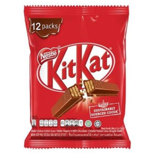 Kitkat ชอคโกแลตอัดแท่งจาก Nestle 12 แพ็ค