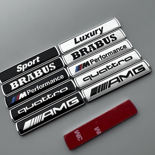 สติกเกอร์โลโก้รถยนต์ ลายโลโก้ BMW m Brabos 3d คุณภาพสูง สําหรับติดตกแต่งรถยนต์ BENZ Mercedes-BENZ AMG