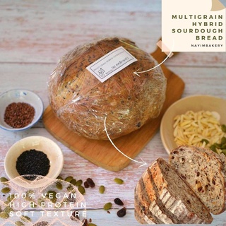 Nayimbakery Multi Grain Hybrid Sourdough น้ำหนัก 380g. ราคา 169 บ.