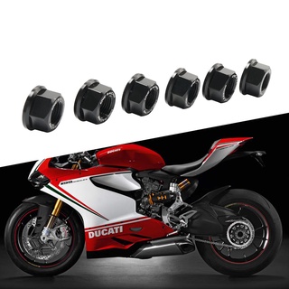 น็อตล้อหลังรถจักรยานยนต์ M10*1.0 สําหรับ Ducati Panigale V4 V4S V2 1199 1199S 1299 1299S