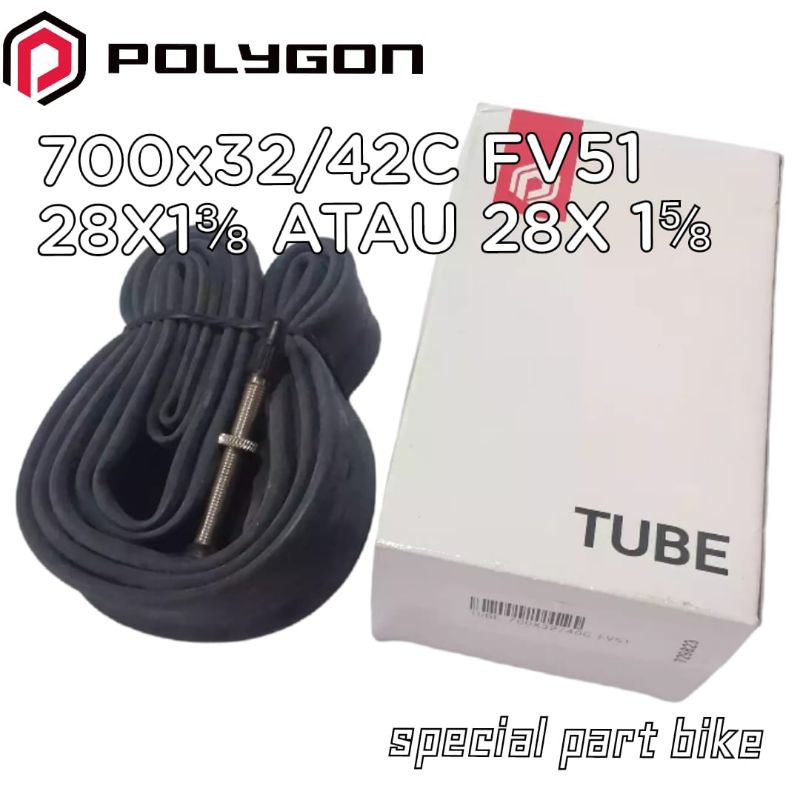 เตารีดจักรยาน TIRE 700 x 32/40c / GRAVEL INNER TYRE / INNER TYRE 28x1 3/8 VERSUS1 5/8 POLYGON