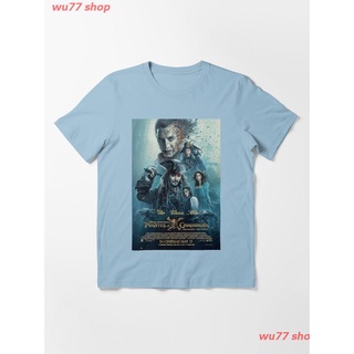 2022 Pirates Of The Caribbean: Dead Men Tell No Tales T-Shirt เสื้อยืด ดพิมพ์ลาย ดผ้าเด้ง คอกลม cotton ความนิยม discount