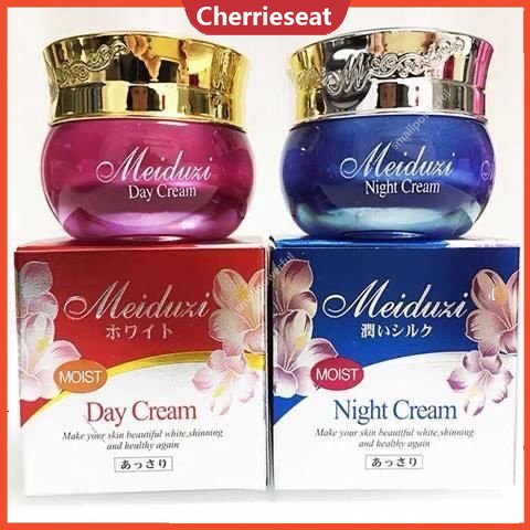 Meitozi Taiwan Meitozi Day Night Cream ชุดเครื่องสําอาง ให้ความชุ่มชื้น ปรับสีผิวให้กระจ่างใส
