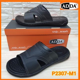 ADDA PU GOLD รองเท้าแตะลำลองแบบสวมพื้นนุ่มพิเศษ P2307