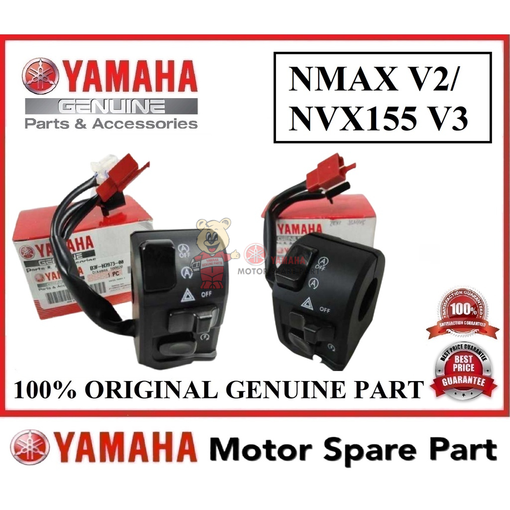 YAMAHA NMAX V2 / NVX155 V3 สวิตช์มือจับ RH 0 B3F-H3973-01 STARTER STARTOR SUIS N-MAX NVX 155 YAMAHA