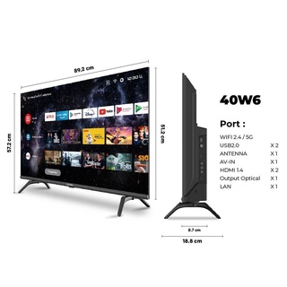 SKYWORTH0 40 นิ้ว Android11 TV FHD รุ่น 40W6 รองรับ Netflix Youtube GooglePlay img 2
