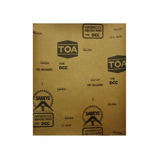 กระดาษทราย ขัดเหล็ก TOA NO.180 NO.180 TOA STEEL SANDPAPER