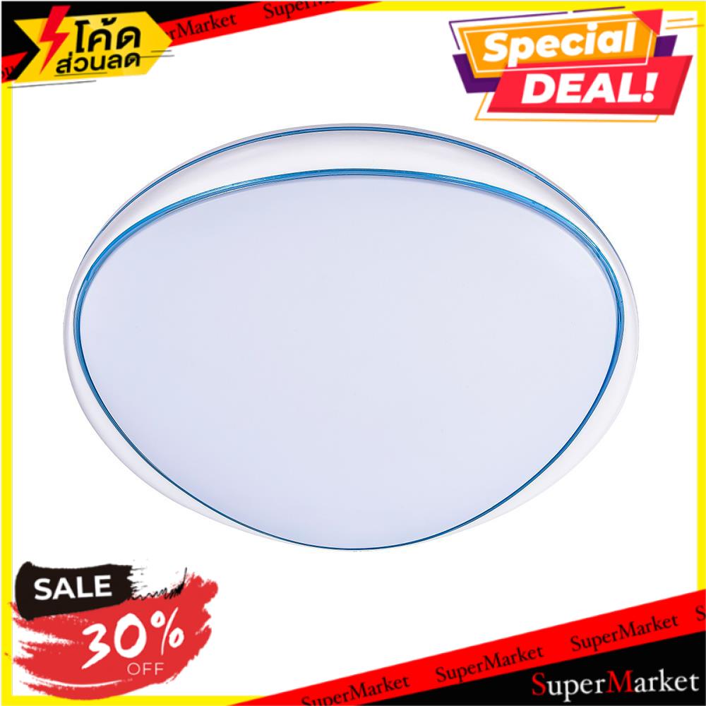 🚚💨พร้อมส่ง!! ไฟเพดาน LED CARINI JS117-L 36 วัตต์ DAYLIGHT สีน้ำเงิน โคมไฟเพดาน LED CEILING FLUSH LIG