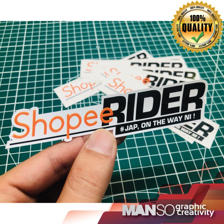 Rider Delivery Sticker G157 Splash Killer Unit
