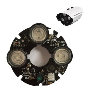 3 Array IR LED ไฟอินฟราเรด 3 x IR ไฟ LED สำหรับกล้องวงจรปิด