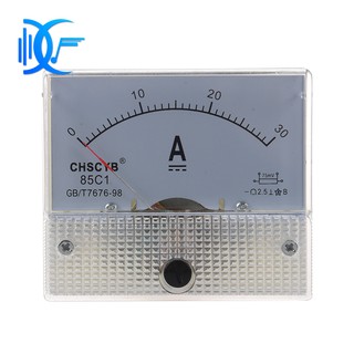 แอมมิเตอร์ (Ammeter) เครื่องวัดกระแสไฟ แบบเข็ม Analog