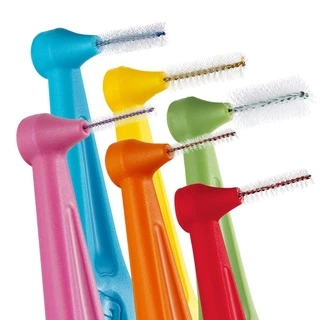 TePe Angle Interdental Brushes แปรงซอกฟัน เทเป้ อินเทอร์เด็นทัล บลัช (แพ็ค 6 ชิ้น/ขนาด)