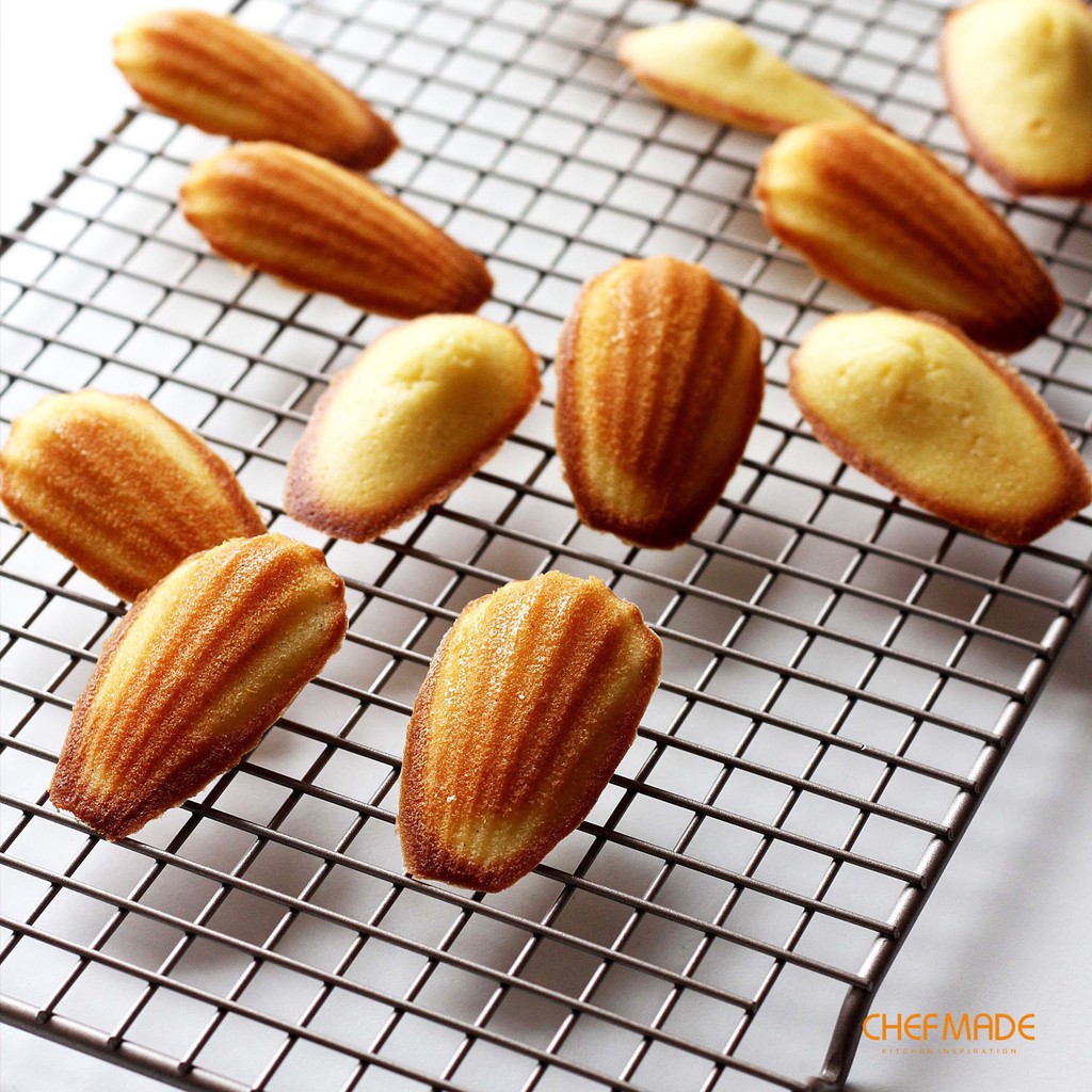 Chefmade ตะแกรงวางขนม ตะแกรงวางเค้ก ตะแกรงพักขนม non-stick baking rack 10" X 16" WK3004 / 10“x18” WK9988