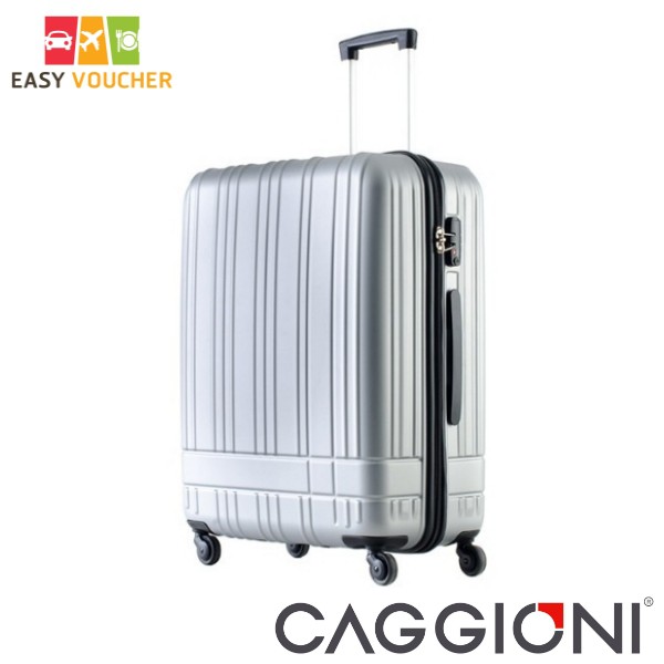 กระเป๋าเดินทางล้อลาก Caggioni รุ่น Stardust ขนาด 20 นิ้ว สีเงิน