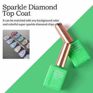 VENDEENI ท็อปแฟลชกากเพชร ขวดเขียวใหม่ SparkleDiamondTopCoat