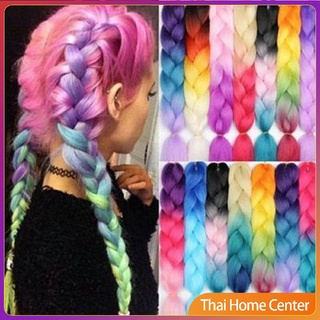 ผมเปีย ไหมถักผม สีทูโทน แอฟริกันเดรดล็อกส์ แอฟริกันเดรดล็อกส์  wig braids