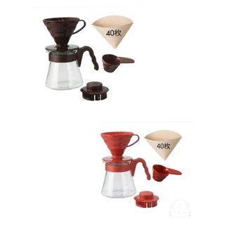 Hario V60 Pour Over Coffee Starter Kit, Size 02