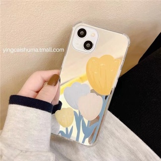 case เคส เคสป้องกันโทรศัพท์มือถือกระจก ลายดอกไม้ เรียบง่าย สําหรับ เคส samsung Galaxy A14 A54 A34 A24 5G s23 s9 plus s10 lite plus s20 ultra s21 s22 ultra fe note 8 9 10 20 ultra lite A52 A53 A52s A03 4G 5G