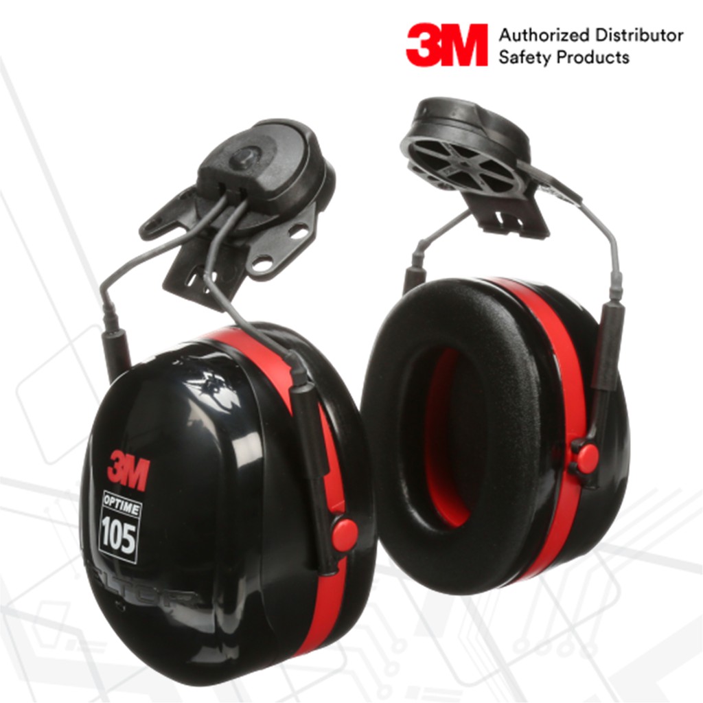 3M™ ครอบหูลดเสียงแบบคาดศีรษะ รุ่น Optime™ 105 H10A HVค่าการลดเสียง 30 เดซิเบล(แบบคละสี)
