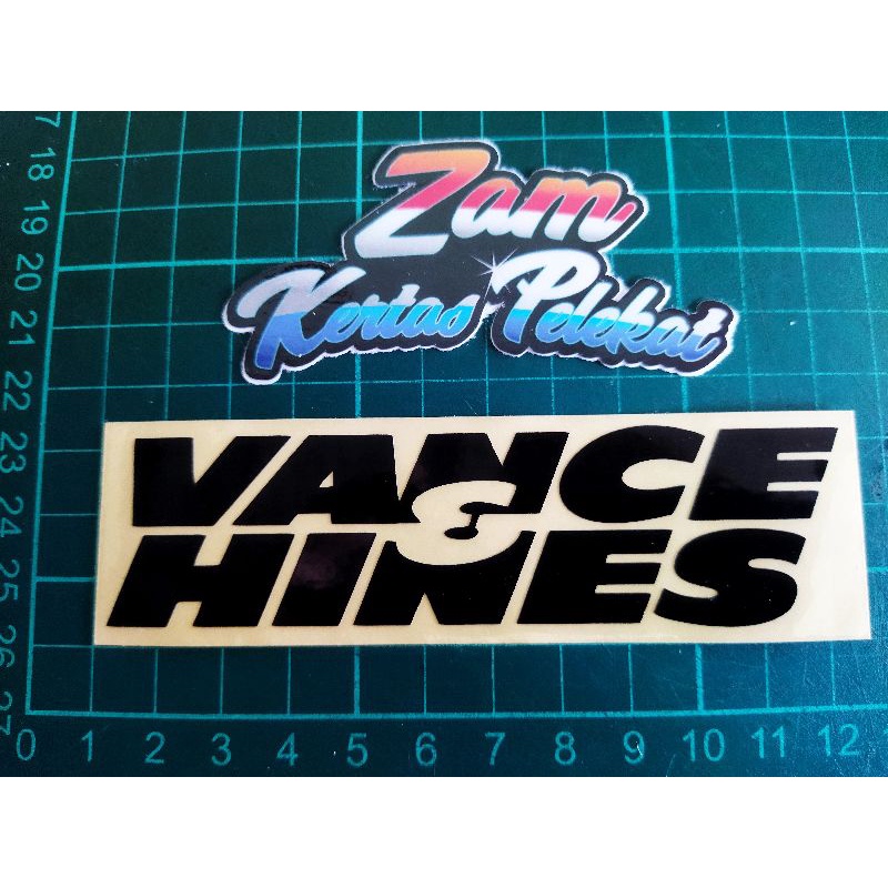 สติ๊กเกอร์ VANCE & HINES PELEKAT MOTOR