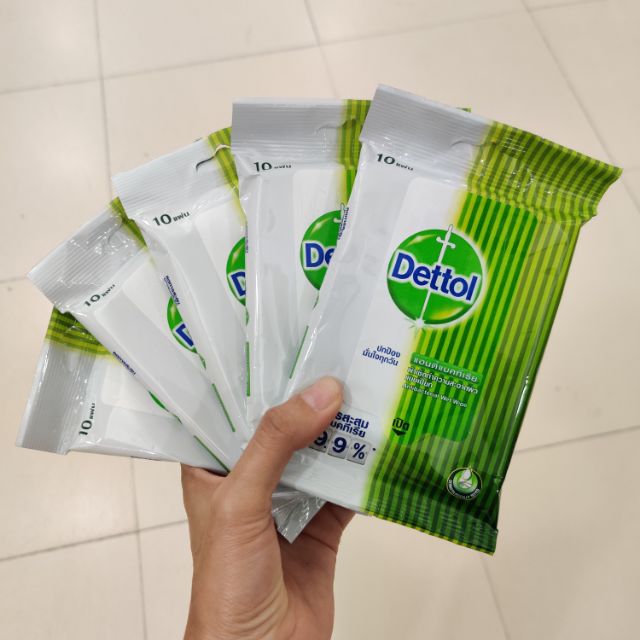 Dettol กระดาษทิชชู่เปียก